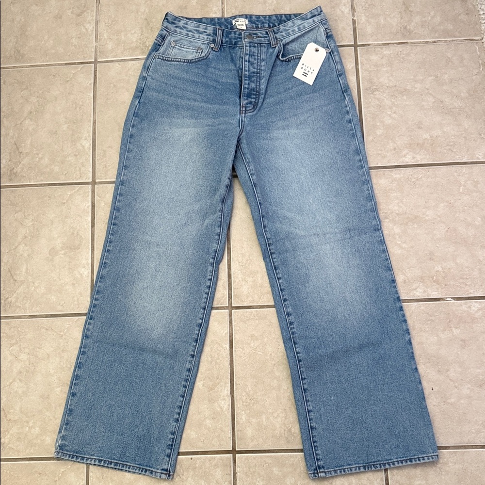 Billabong Rachel Light Blue Wide Leg Jeans